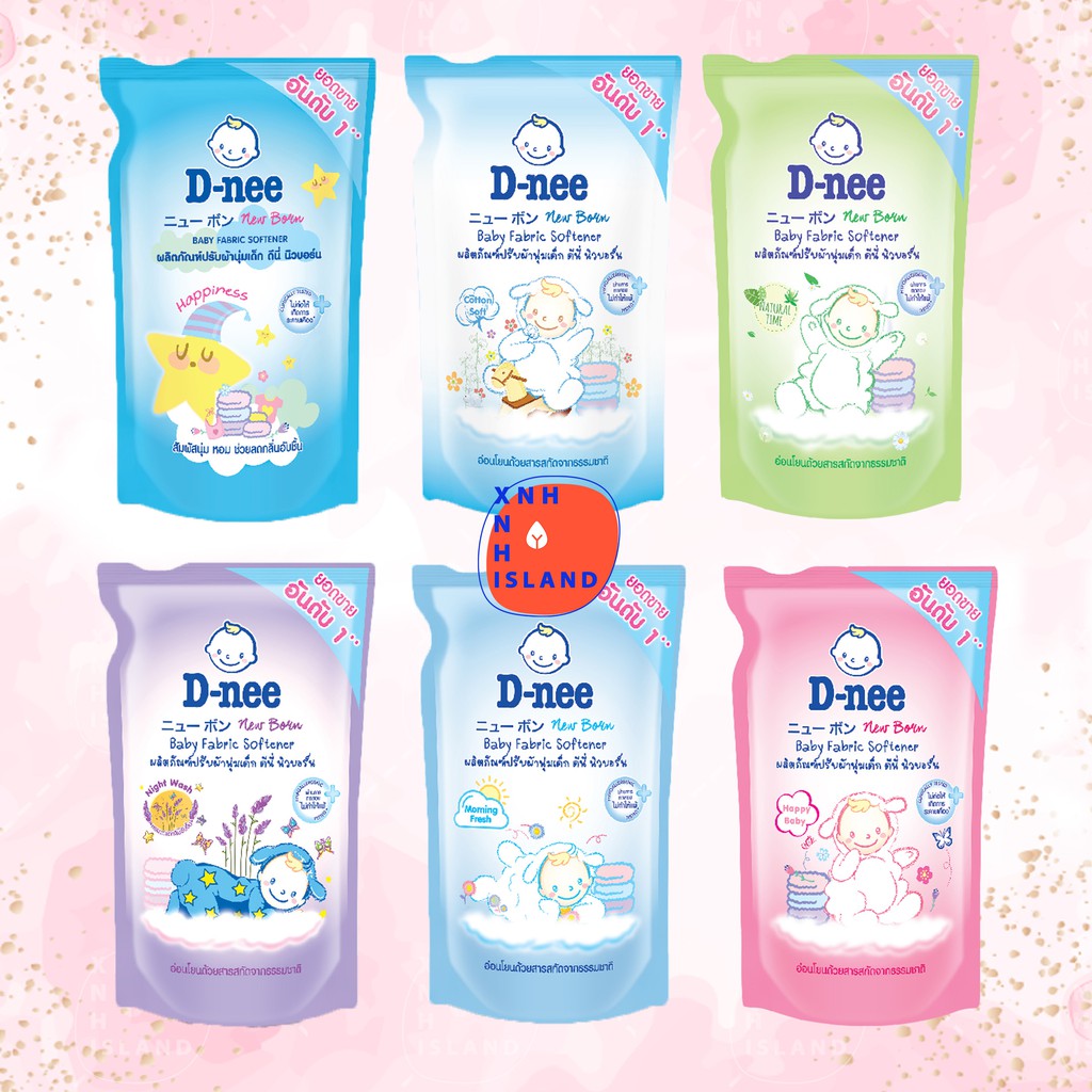 Túi Nước Xả Mềm Vải Dnee Refill Thái Lan 550ML