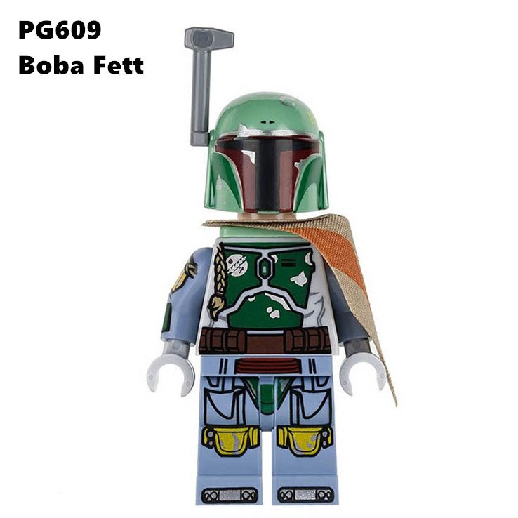 Mô hình play nhân vật Star wars boba fett độc đáo vui nhộn