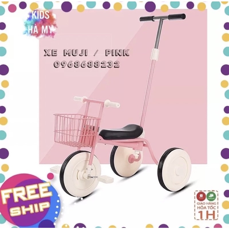 Xe đạp ba bánh, xe đạp cho bé hãng Muji xuất Hàn hàng cao cấp