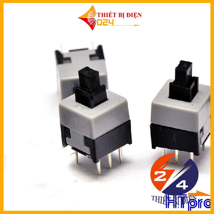 Nút Nhấn 6 Chân Không Giữ Trạng Thái (1 Nút) - 8.5X8.5