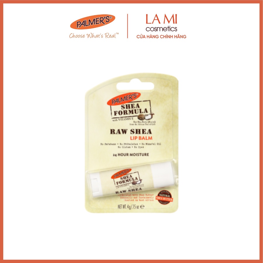 Son dưỡng ẩm Bơ Hạt Mỡ ngăn ngừa thâm môi Palmer's 4g