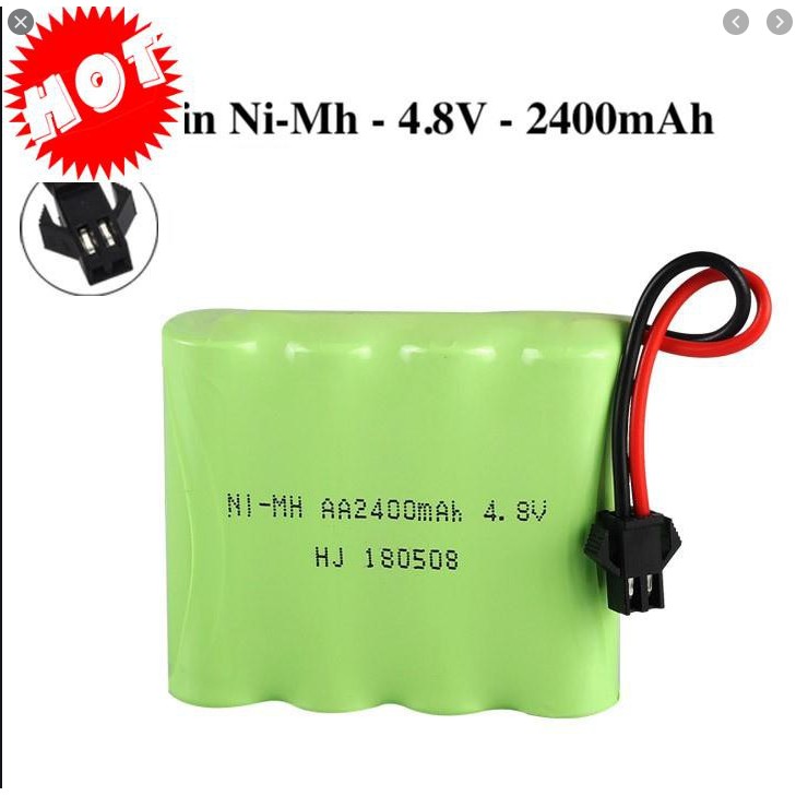 Pin 4.8v 2400mah Ni Mh Pin sạc đồ chơi điều khiển giá sỉ