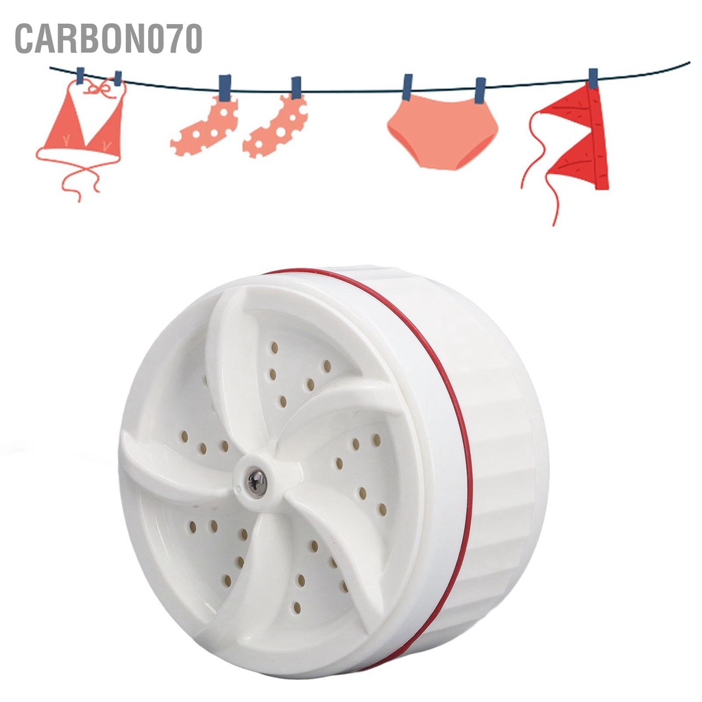 Carbon070 Máy giặt mini Công suất USB 30 phút Giặt tiết kiệm nước Ổn định Tự động tắt di cho nhà du lịch