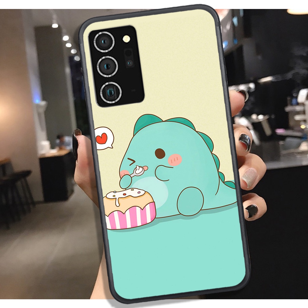 [HOT]ỐP SAMSUNG NOTE 20 - NOTE 20 PLUS - NOTE 20 ULTRA - S20 - S20 PLUS , IN HÌNH KHỦNG LONG CHIBI SIÊU DỄ THƯƠNG.