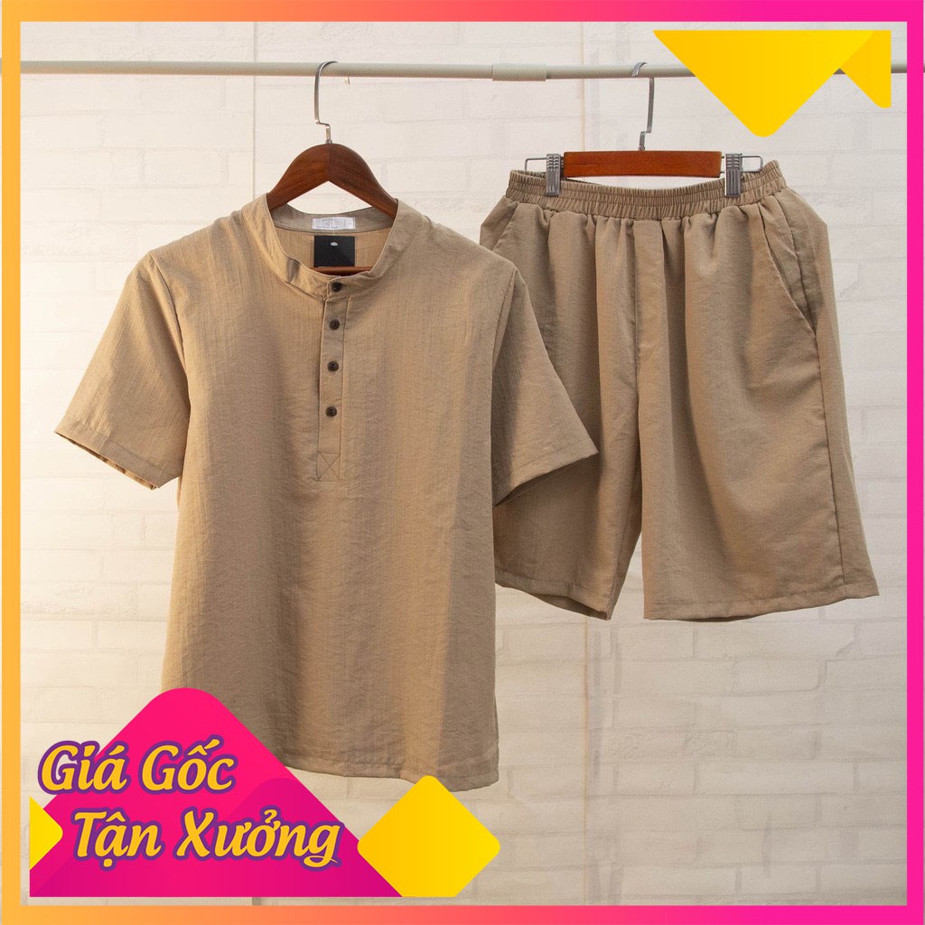 (cam kết hàng chất lượng) bộ quần áo đũi nam đồ bộ mùa hè chất vải thoáng mát thấm hút mồ hôi set siêu hot 2021 | BigBuy360 - bigbuy360.vn