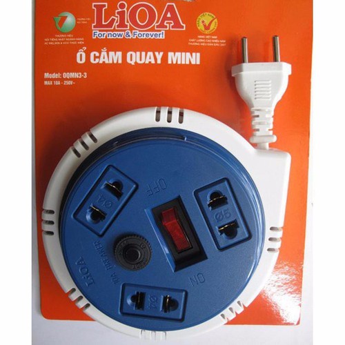 Ổ CẮM LIOA KIỂU ĐĨA BAY MINI DÂY 3M