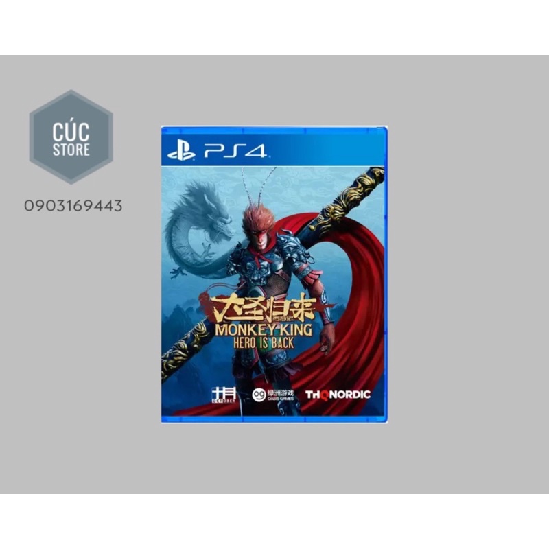 Đĩa chơi game PS4: Monkey King Hero is Back