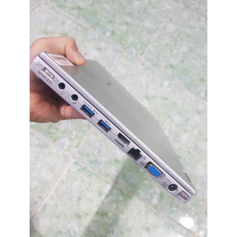 Laptop Panasonic CF-MX4 i5 5200U RAM 4GB SSD 128GB cảm ứng lật màn hình 360 độ