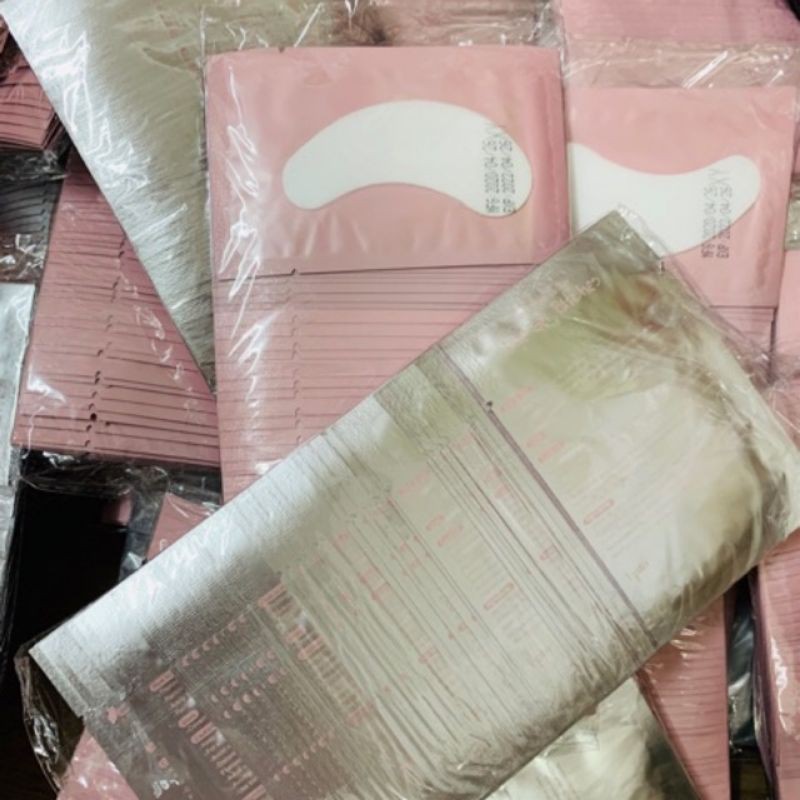 Bịch Gel pad dán mi dưới 1 túi 50 cái 100 miếng, gel dán mi
