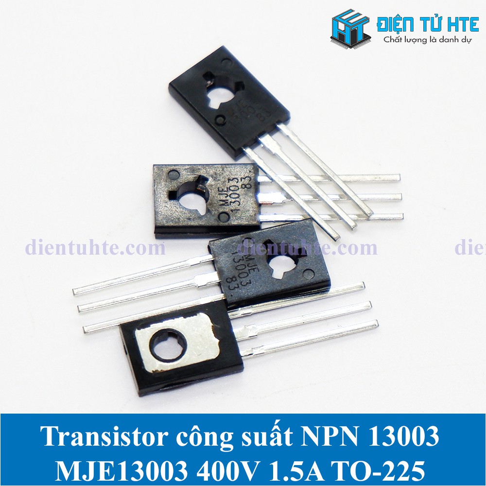 Transistor công suất NPN MJE13003 E13003 1.5A 400V TO-225 loại tốt (1 con) [HTE Quy Nhơn CN2]