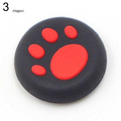 Bộ 2 vỏ silicone bọc cần analog trang trí họa tiết chân mèo xinh xắn cho tay cầm PS3/ PS4/ Xbox one 360 | WebRaoVat - webraovat.net.vn