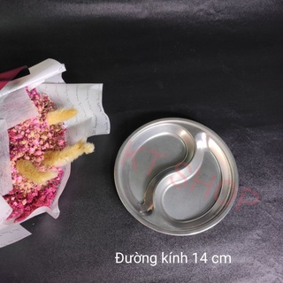 DĨA (CHÉN) ĐỰNG NƯỚC CHẤM 2 NGĂN VÀ 3 NGĂN