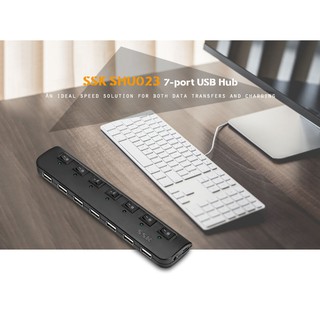 HUB 7 PORT CÓ NGUỒN SSK SHU023
