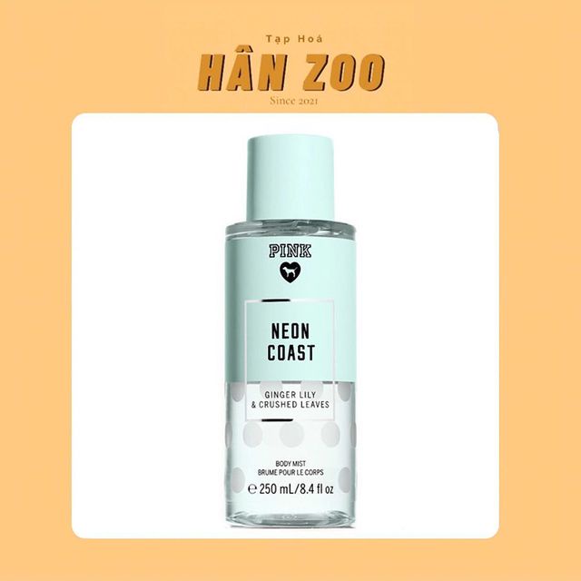 Body Mist : Neon Coast / Body Mist, xịt toàn thân / Tạp Hóa Hân Zoo