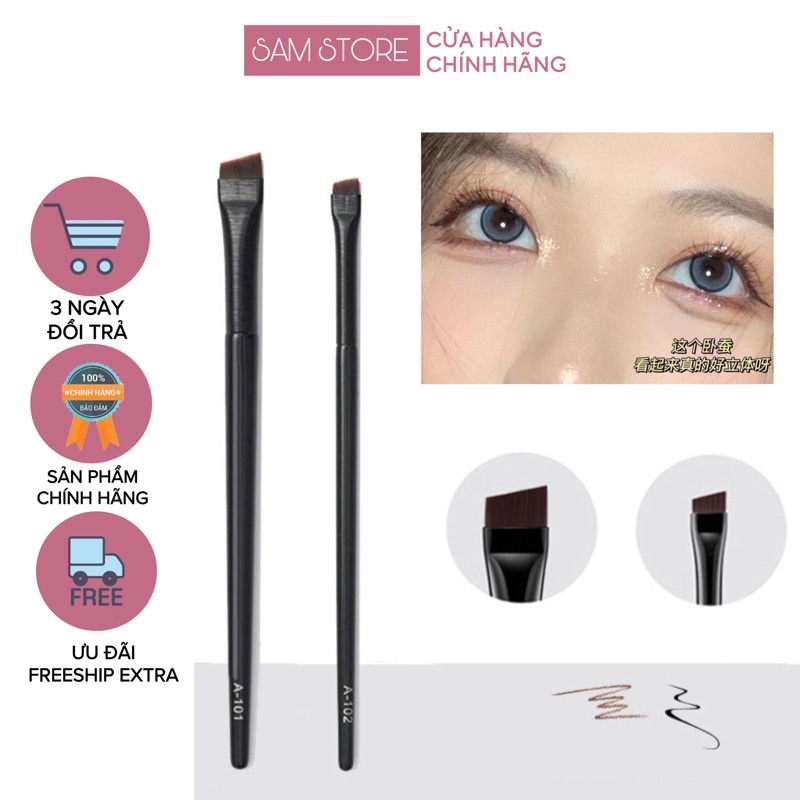 Cọ kẻ eyeliner vẽ mắt gel siêu mảnh và dễ dàng