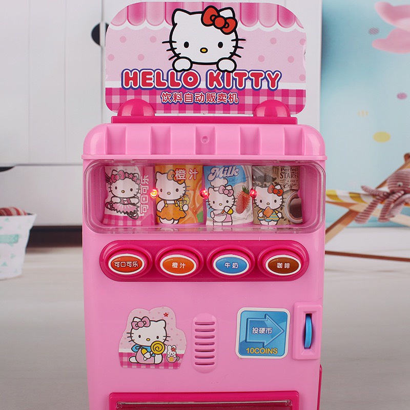 Máy bán nước ngọt tự động hello kitty - ellsa cho bé Mới
