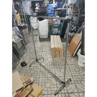 Sào phơi đồ đơn inox 201 lắp ráp cực dày - Ống tròn 0.5 ly