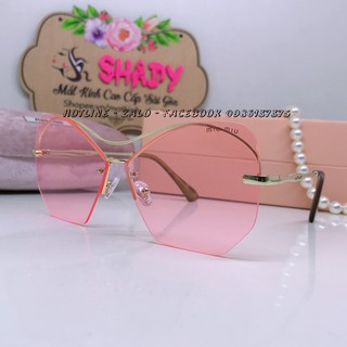 Kính Miu Miu Chống Nắng Cao Cấp Cho Nữ Hồng Mắt Mèo