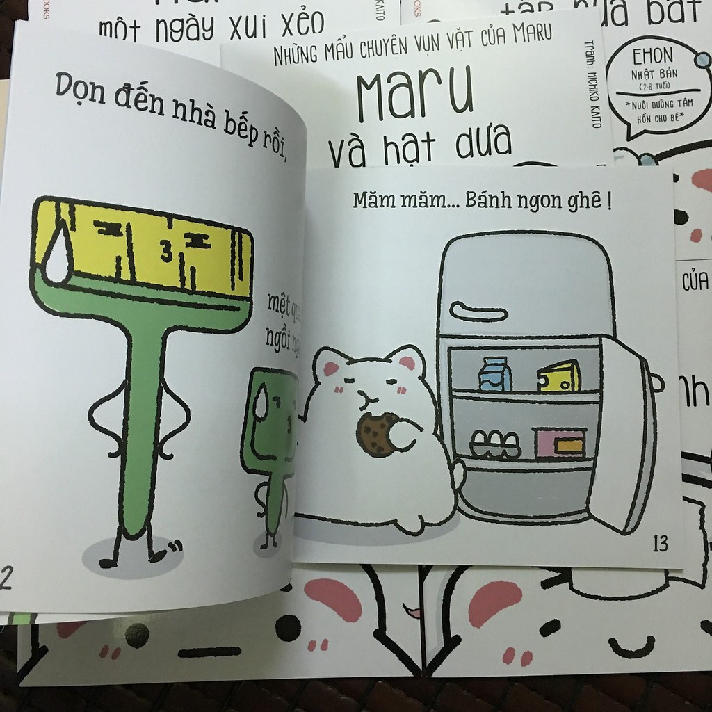 SÁCH - Những mẩu chuyện vụn vặt của Maru ( trọn bộ 6 cuốn) (2-8 tuổi)