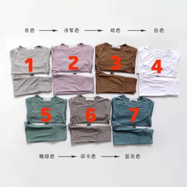 Bộ cotton cạp cao minky mom