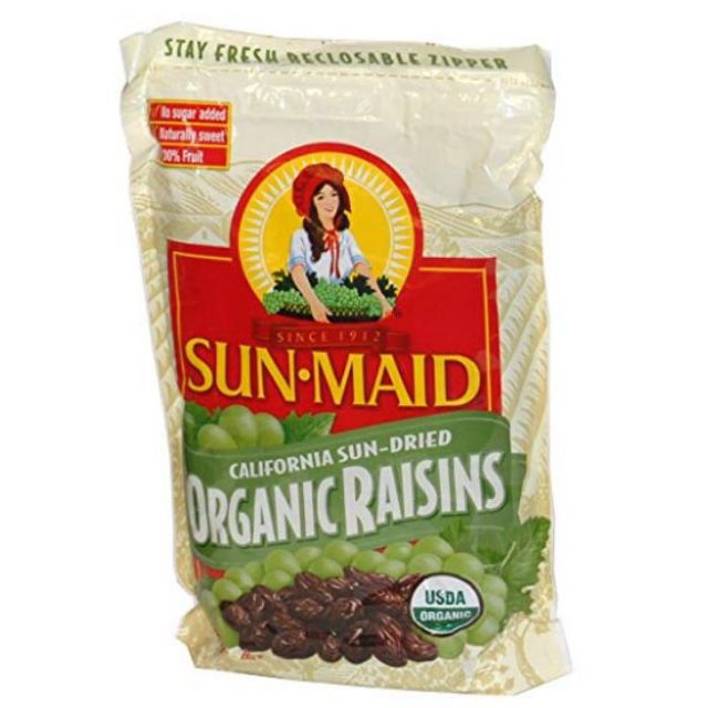 Nho khô Mỹ 907g Organic SUNMAID Raisins