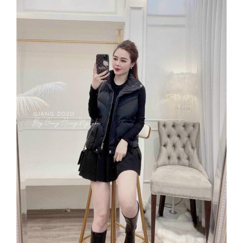 ÁO KHOÁC PHAO GHILE KÉO KHOÁ 2 MÀU CHO NỮ