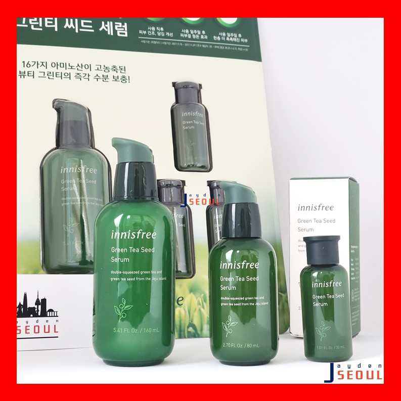 (Hàng Mới Về) Serum Chiết Xuất Trà Xanh 160ml / 80ml / 30ml (Innisfree)