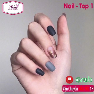 Set 24 móng tay giả, bộ 24 móng nail đẹp nghệ thuật trang trí họa tiết nhẹ nhàng