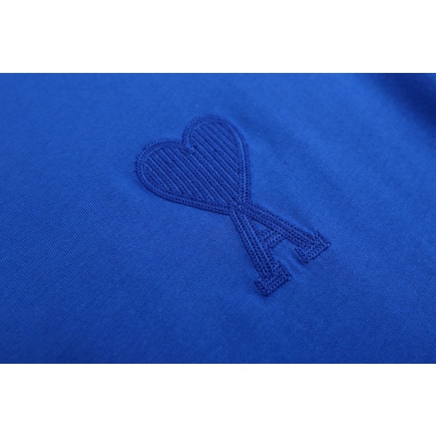 Ami Áo Thun Tay Ngắn Màu Trơn In Hình Trái Tim Dành Cho Cặp Đôi