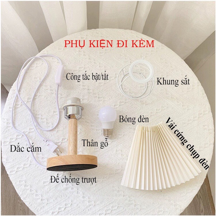 Đèn Ngủ Để Bàn Đèn Ngủ 3D Thân Gỗ Đế Gỗ Decor Kiểu Dáng Hàn Quốc KHO GIA DỤNG HOÀNG ANH