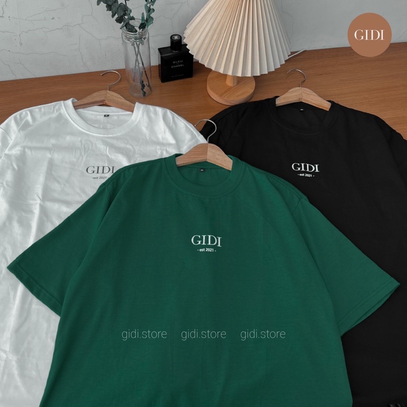 Áo Phông GIDI nam nữ Unisex vải thun tici form rộng thoáng mát ảnh thật OVERSIZE