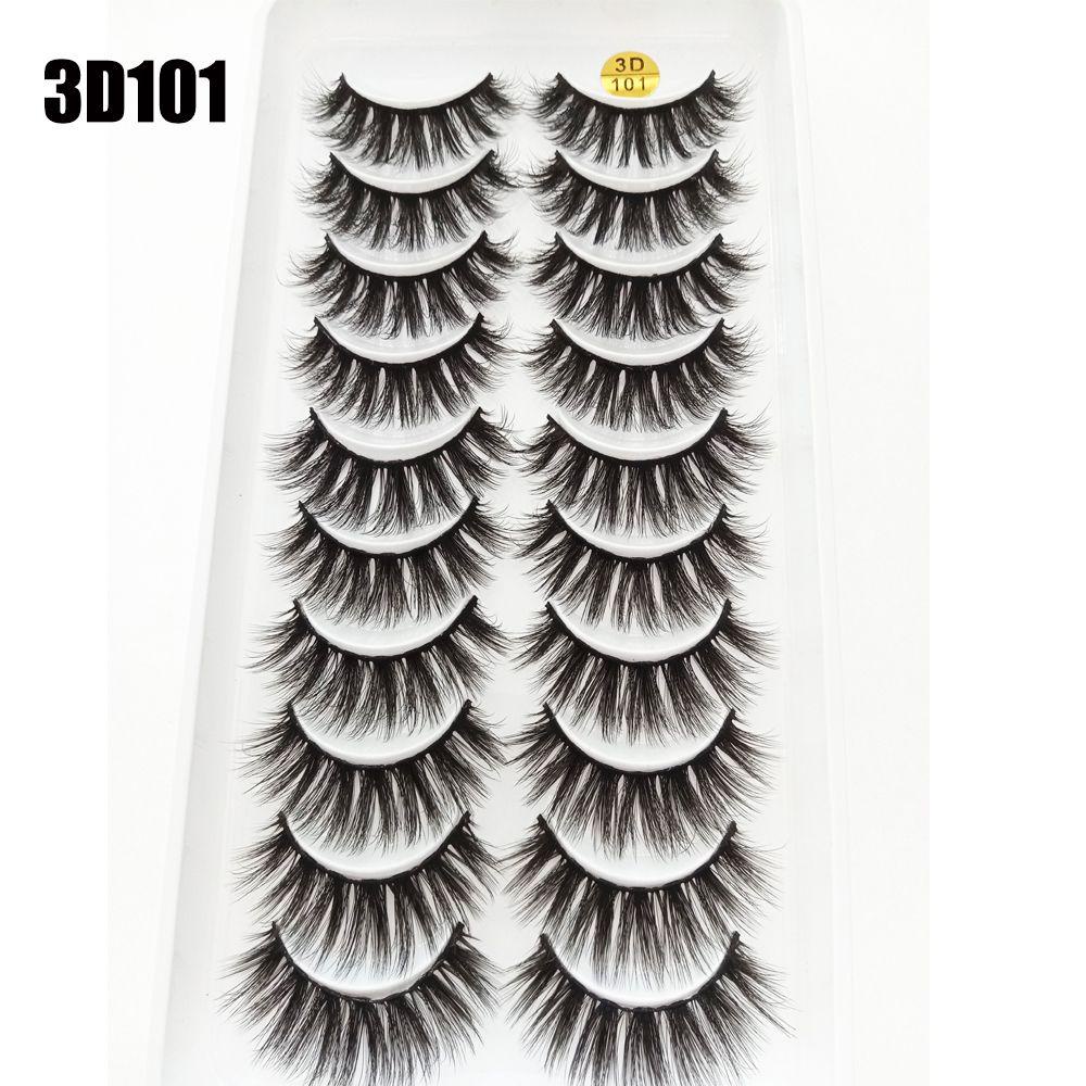 Set 10 Cặp Lông Mi Giả Skans SKONHED Nhiều Lớp Tạo Hiệu Ứng Trang Điểm 3D Cho Nữ