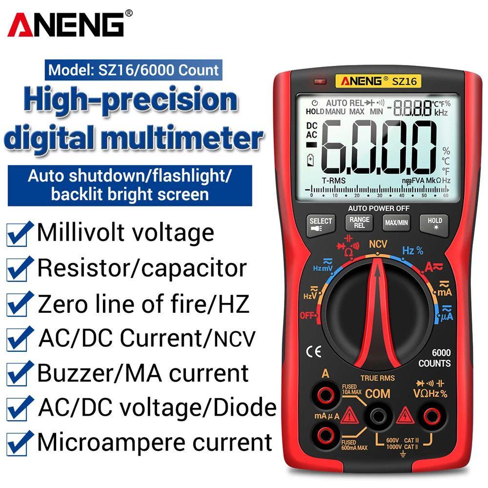 LONTIME Vạn Năng Kế Kỹ Thuật Số Thông Minh NCV RMS Analog