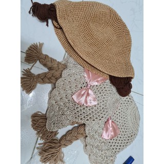 Nón cói handmade cho bé