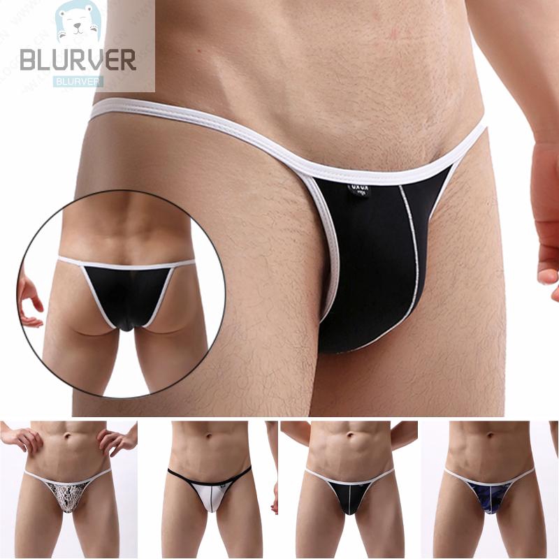 Men's Briefs Trunks Thongs Men's Underpants Lingerie Knickers Bottoms G-string T-back Low Waist Plus Size Fashion