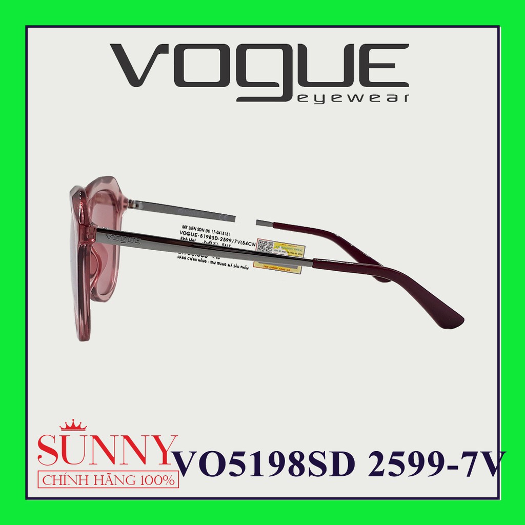 VO5198SD - kính mát Vouge chính hãng, bảo hành toàn quốc