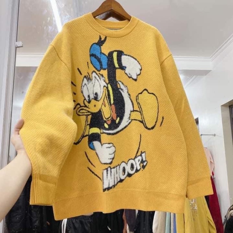 Áo len hoạ tiết hàng quảng châu