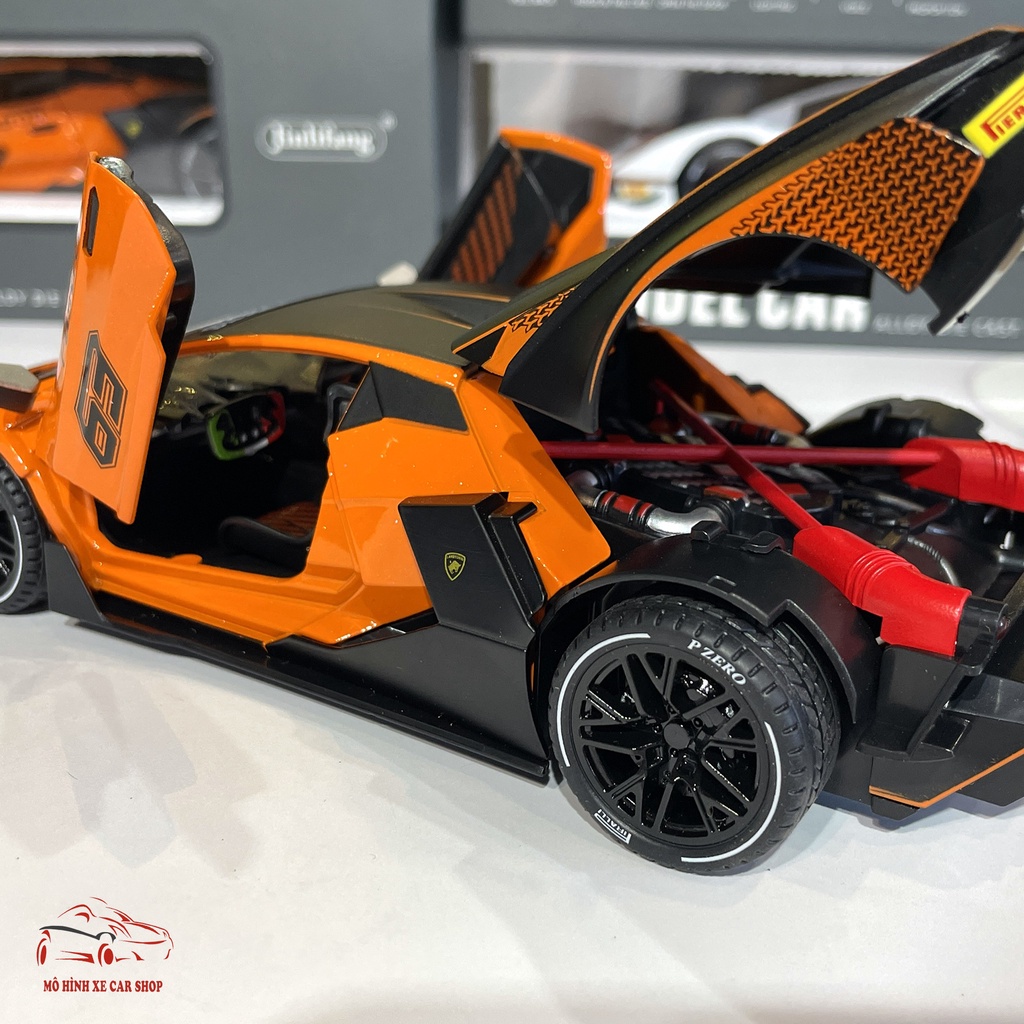 Mô hình xe hợp kim Lamborghini Essenza SCV12 tỉ lệ 1:24 hãng JINLIFANG 2 màu
