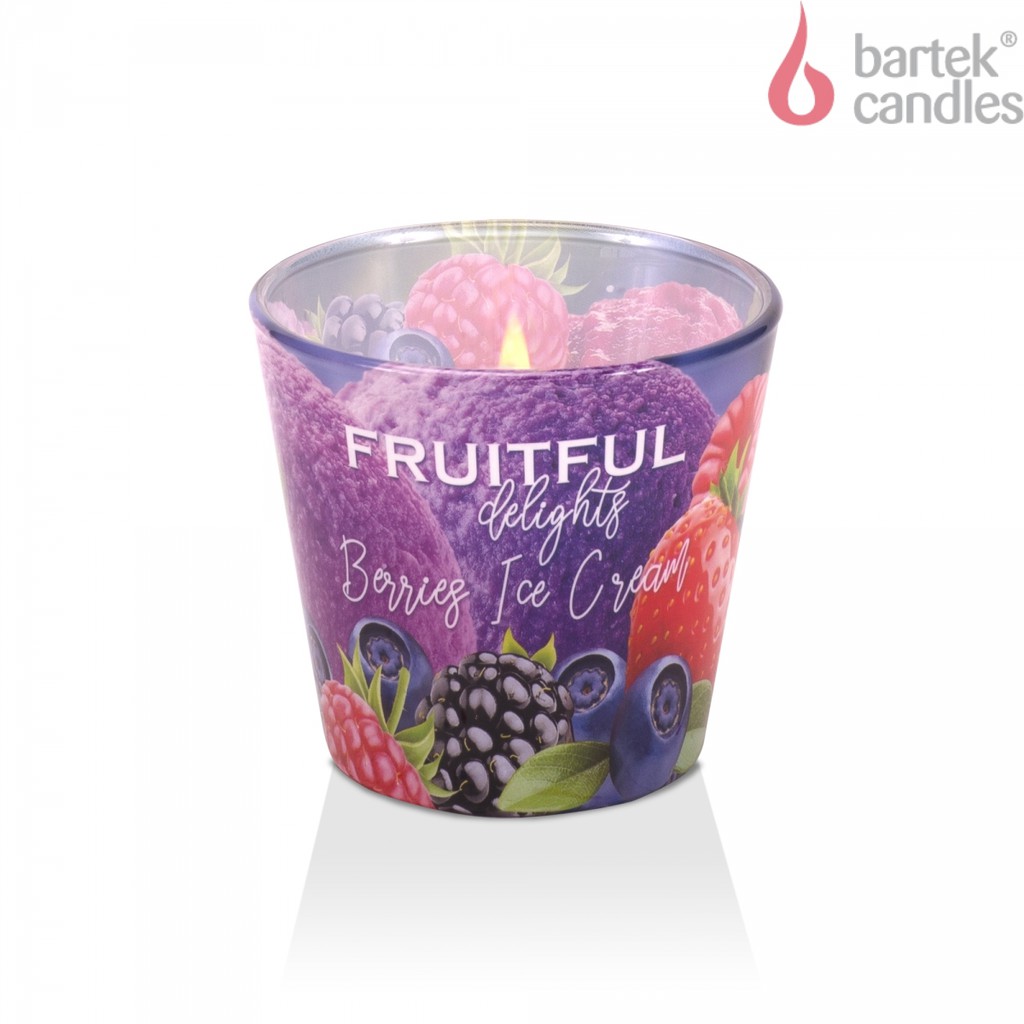 Ly nến thơm Bartek Candles BAT5185 Fruitful 115g (Hương hoa quả)