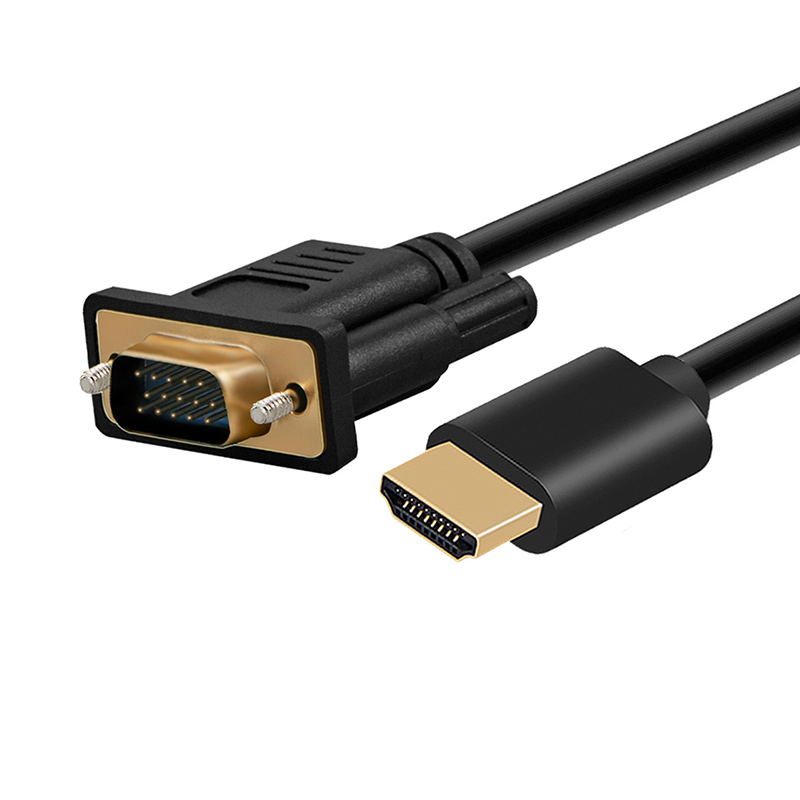 FAVN Bless Hdmi to Vga 1.8m HD Adapter Cable Cord Audio Video HDMI male to VGA male cable Glory