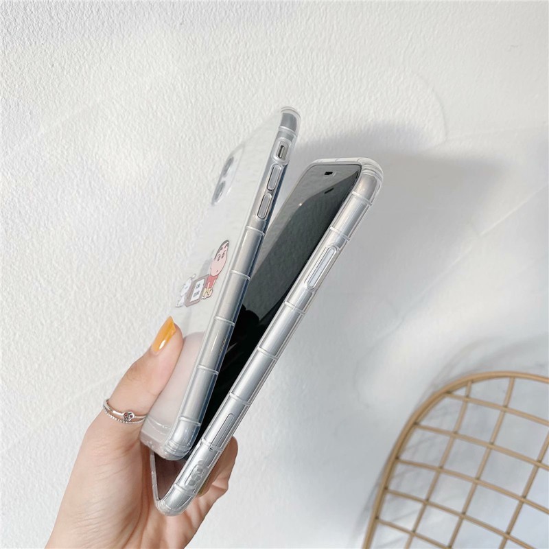 Ốp điện thoại mềm in hoạt hình Shinchan cho iphone 13 pro max 7 8 plus X XR MAX iphone11 12 pro max 7plus 8P 13mini