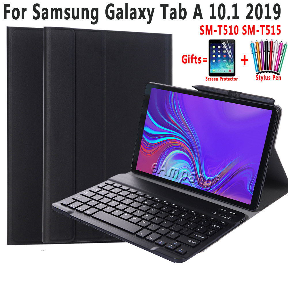 Bao Da Kèm Bàn Phím Cho Samsung Galaxy Tab A 8 8.0 2019 10.1 A6 2016 10.5 2018 T290 T295 P200 P205 T510 T515 T590 T595 T580