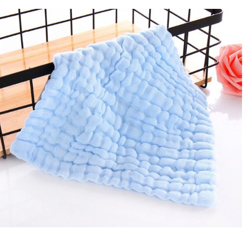 Set 5 khăn sữa rửa mặt xô nhăn cotton cao cấp cho bé