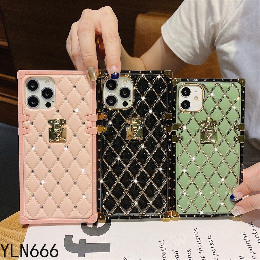 Ốp Điện Thoại Mềm Dáng Vuông Lấp Lánh Cho iPhone 13 13Pro 13Promax 12 12Pro 12promax 11 11Pro Max 14 14PRO Max X XR XS Max 7 8 14 PLUS