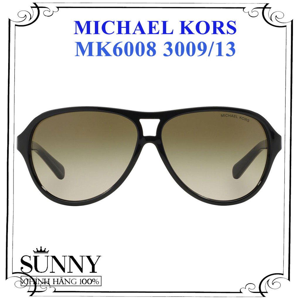 MK6008 3009/13 kính mát chính hãng Michael Kors chính hãng, thiết kế dễ đeo bảo vệ mắt