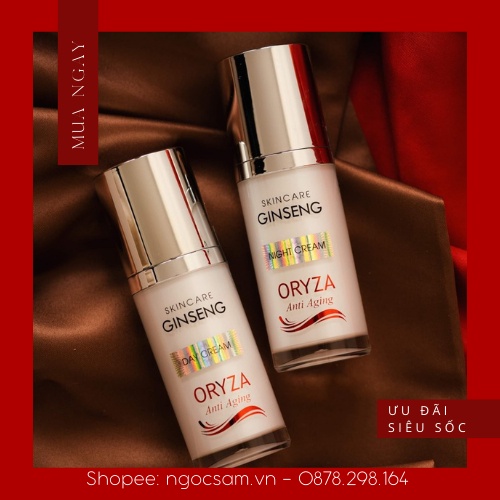 Bộ Kem Dưỡng Ngày Đêm Oryza