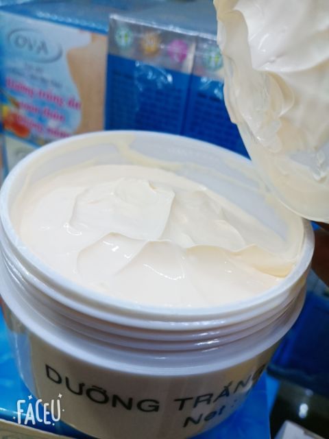 Kem Body Tinh Chất Collagen, Sữa Ong Chúa OVA Dưỡng Trắng Toang Thân Chống Nắng 100g