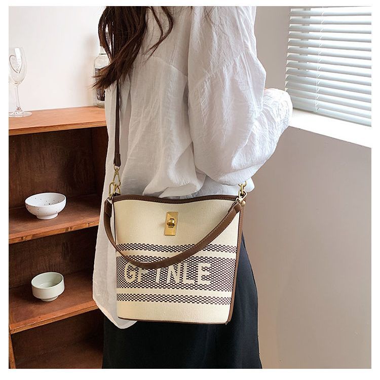 Túi Xách Canvas Sức Chứa Lớn Thời Trang Mùa Hè Dành Cho Nữ