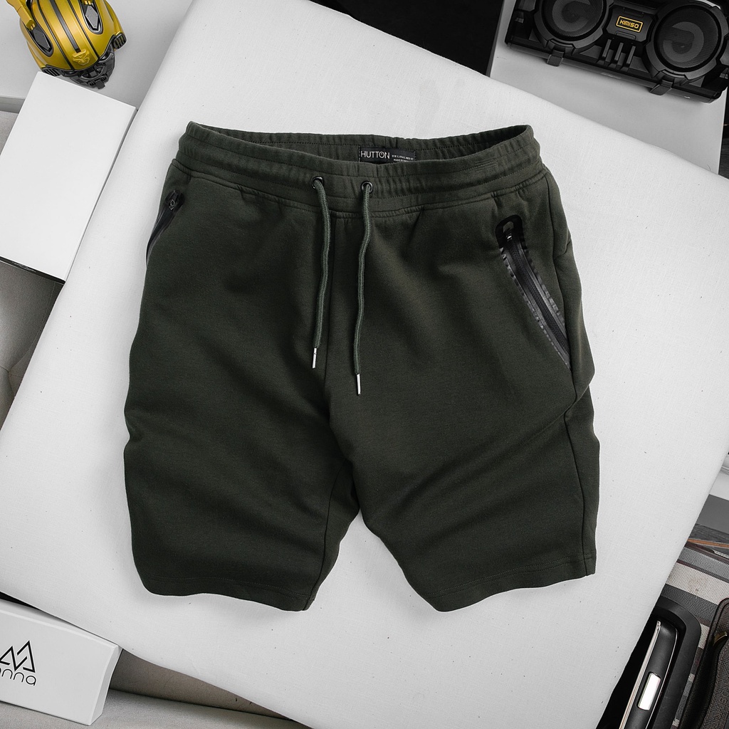 Quần Short Nam Túi Khoá Ép Sim - Co Dãn 2 Chiều