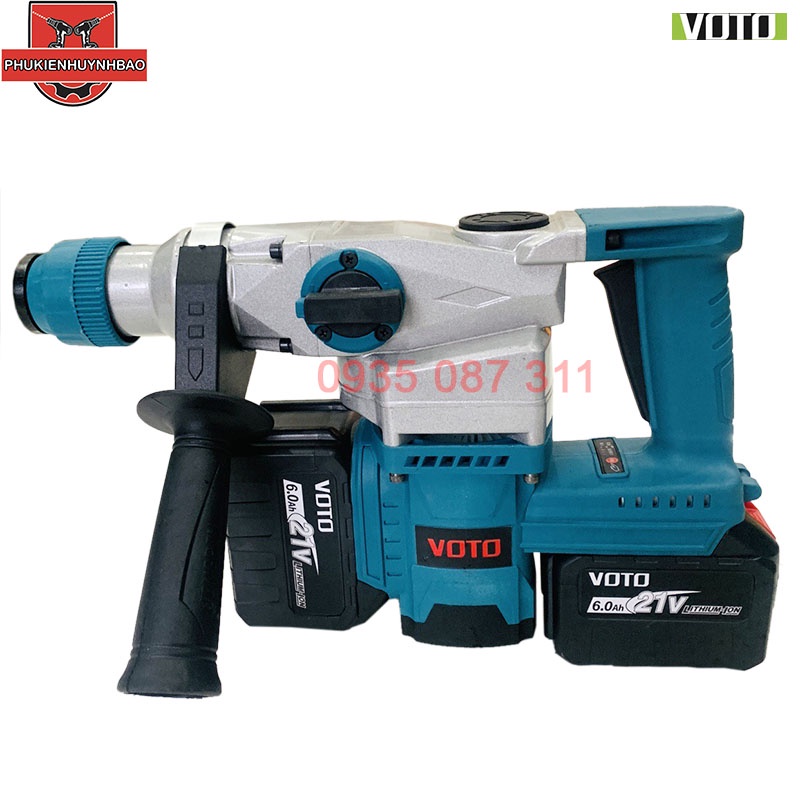 Máy Khoan Đục Dùng Pin VOTO 42V Chân Pin Phổ Thông Makita 4cm